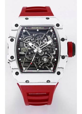 Richard Mille RM35-01 Rafael Nadal Caja de Fibra de Carbono con Genuino Tourbillon Reloj Super clone