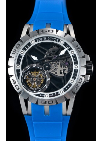 Roger Dubuis Excalibur Spider Flying Tourbillon Skeleton Titanium Casing 1:1 Mirror Swiss Watch