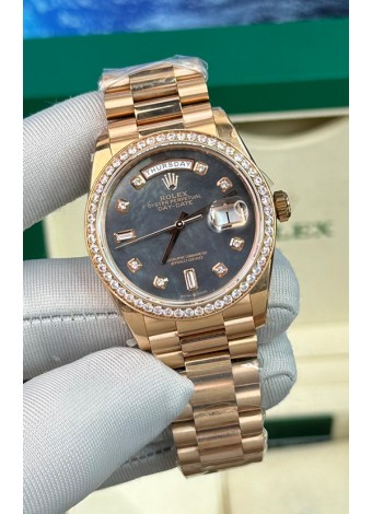 Reloj Rolex Day Date Presidential Oro Rosado 18K 40MM - Dial Perla Calidad Espejo 1:1