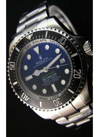 Rolex Sea-Dweller REF# 116660 Deep Sea Blue Reloj Réplica Suizo a Espejo 1:1 - Reloj en Acero 904L