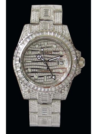 Rolex GMT Masters II Iced out Reloj Réplica Suizo