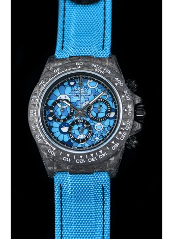 Rolex Daytona CHRONUSART Forged Cabon Casing 1:1 Mirror Replica Multicolored Dial