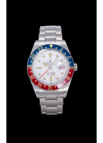Rolex GMT Master Vintage Edition Swiss Replica Watch in White Dial