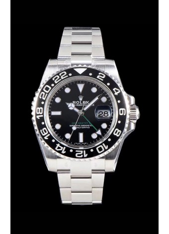 Rolex GMT Master II 116710LN Ceramic Bezel Cal.3186 Movement Swiss Replica - Ultimate 904L Steel Watch