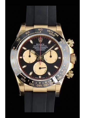 Rolex Daytona 116508 Yellow Gold Original Cal.4130 Movement - 1:1 Mirror 904L Steel Watch