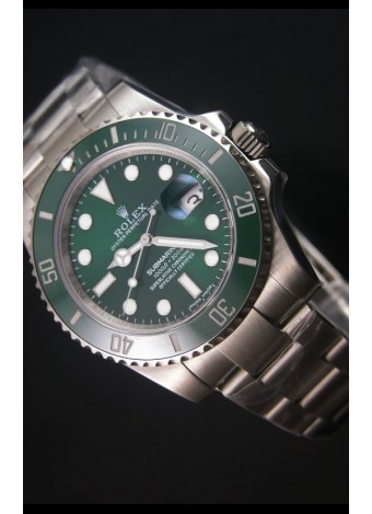 Rolex Submariner HULK Reloj Réplica Japonés - Bisel Cerámica Dial/Bisel en Verde