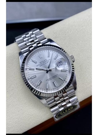 Rolex Datejust Movimiento Cal.3235  Réplica Espejo 1:1 Acero 904L 36MM - Dial Acero