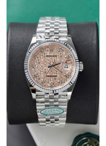 Rolex Super Clone Datejust ETA 3235 Movement 36MM Sundust Computer dial 36MM Reloj Caja Acero