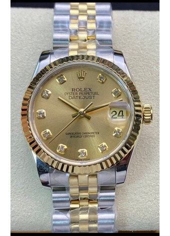 Rolex Datejust 278273 Reloj Réplica a Espejo 1:1 31MM Acero 904L - Replica a Espejo 1 :1