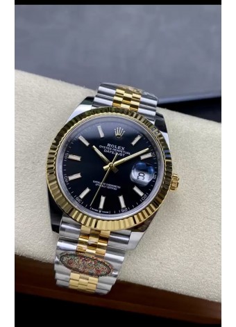 Rolex Datejust 126331 41MM Suizo ETA 3235 Reloj Réplica Espejo 1:1 en Oro Amarillo Acero 904L