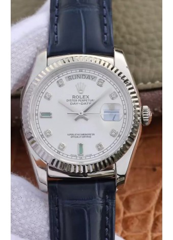 Rolex Day Date Reloj Acero 904L Dial Acero 36MM - Calidad Espejo 1:1