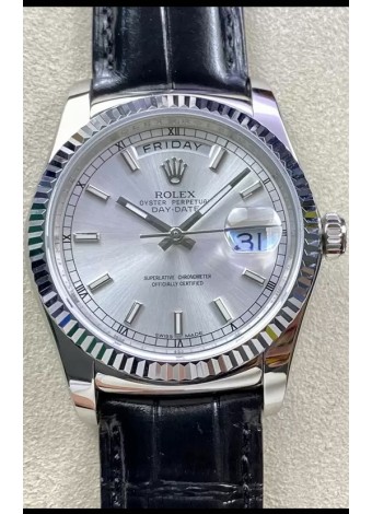 Rolex Day Date Reloj Acero 904L Dial Acero 36MM - Calidad Espejo 1:1