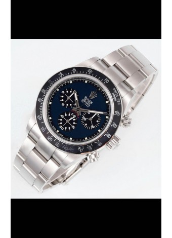 Rolex Daytona Super Clone BLAKEN Paul Newman Dial Negro Reloj Réplica Suizo - Movimiento 4130