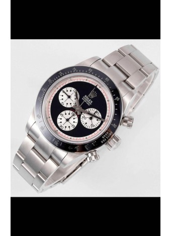 Rolex Daytona Super Clone BLAKEN Paul Newman Dial Negro Reloj Réplica Suizo - Movimiento 4130