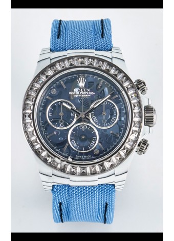 Rolex Daytona Super Clone Edición "Artisans De Genève - Arolla Glacier" Reloj Fibra de Carbono
