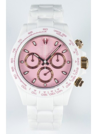 Rolex Daytona AET Remould Dial Rosa Correa Cerámica Completa en Movimiento Cal.4130