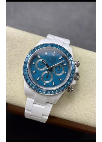 Rolex Daytona AET Remould Dial Azul Oscuro Correa Cerámica Completa en Movimiento Cal.4130
