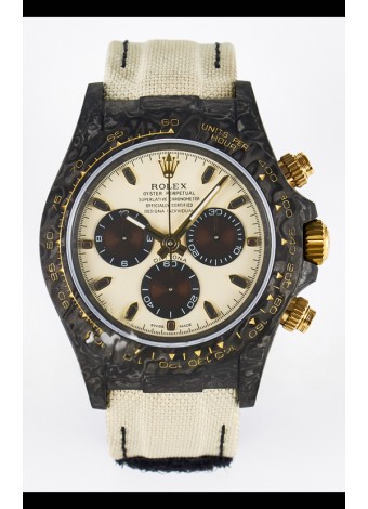 Rolex Daytona Super Clone DiW Desert Eagle Arabic Edition Watch - Caja Carbono Forjado Réplica Espejo 1:1