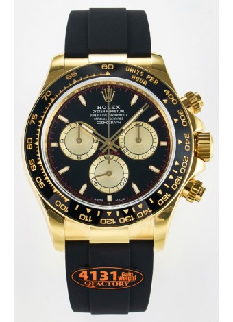 Rolex Cosmograph Daytona M126518 Oro Amarillo Dial Negro Movimiento Original Cal.4131