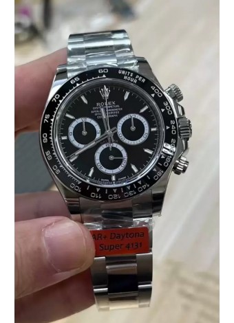 Rolex Cosmograph Daytona M126500LN Dial Negro Movimiento Original Cal.4131 - Reloj Acero 904L