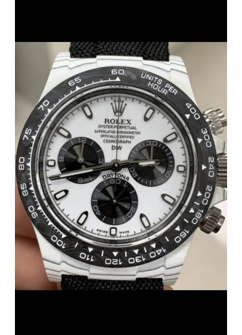 Rolex Cosmograph Daytona Edición DiW Reloj Fibra de Carbono - Movimiento Cal.4130