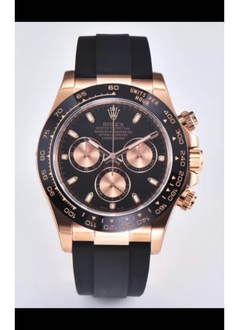Rolex Cosmograph Daytona M116515 Oro Rosado Movimiento Original Cal.4130 - Reloj Acero 904L