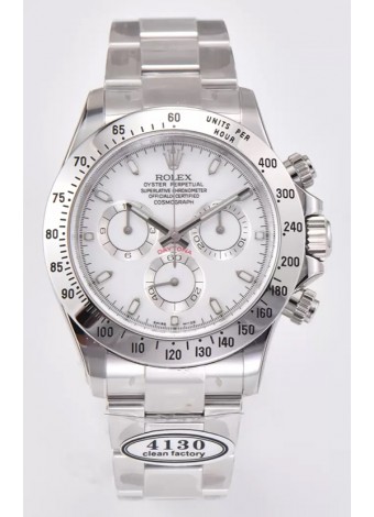 Rolex Cosmograph Daytona M116520-78590 Movimiento Original Cal.4130 - Reloj Acero 904L