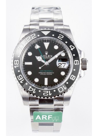 Rolex GMT Masters II Super Clone 126710GRNR "Bruce Wayne" Acero 904L Correa Oyster Reloj Réplica Suizo