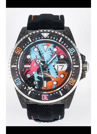 Rolex GMT Masters II Super Clone DiW Edition Réplica Suiza Ligera Reloj Caja Carbono