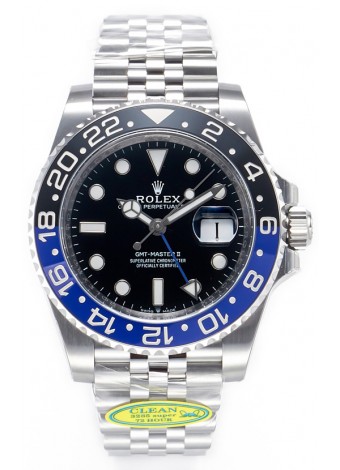 Rolex GMT Masters II 126710BLNR BATGIRL Cal.3285 72 Hours Correa Power Jubilee Réplica Suiza Acero 904L