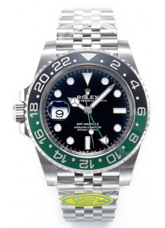 Rolex GMT Masters II 126720VTNR Cal.3285 72 Horas de Energia Correa Jubilee Réplica Suiza Acero 904L