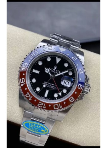 Rolex GMT Masters II m126710BLRO PEPSI Movimiento Cal.3285 Réplica Suiza - Reloj Acero 904L Ultimate