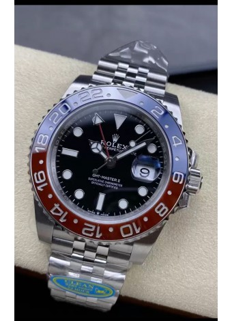 Rolex GMT Masters II m126710BLRO PEPSI Movimiento Cal.3285 Réplica Suiza - Reloj Acero 904L Ultimate