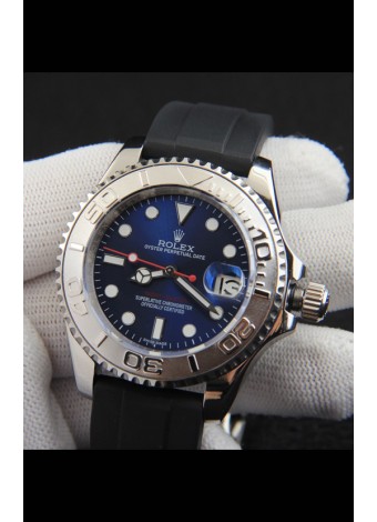 Rolex Yachtmaster Acero Inoxidable Japones Reloj Réplica- 40MM Dial Azul