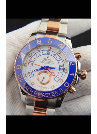 Rolex Yachtmater II Movimiento Japonés Reloj Réplica44M Acero Inoxidable