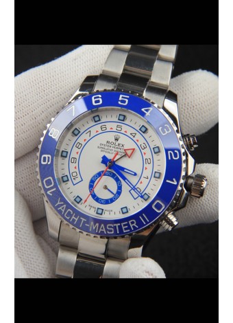 Rolex Yachtmater II Movimiento Japonés Reloj Réplica44M Acero Inoxidable