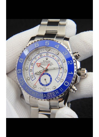 Rolex Yachtmater II Movimiento Japonés Reloj Réplica44M Acero Inoxidable