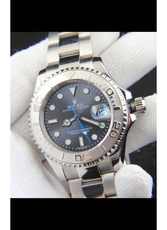 Rolex Yachtmaster Acero Inoxidable Japones Reloj Réplica- 40MM - Dial Gris 