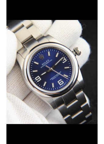 Rolex Oyster Perpetual Movimiento Japonés Reloj Réplica36MM - Dial Azul