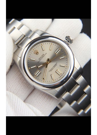 Rolex Oyster Perpetual Movimiento Japonés Reloj Réplica36MM - Dial Gris