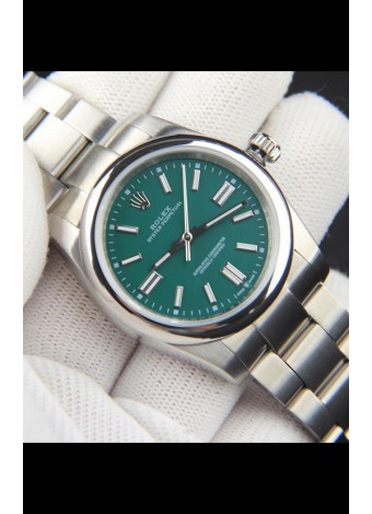 Rolex Oyster Perpetual Movimiento Japonés Reloj Réplica36MM - Dial Verde