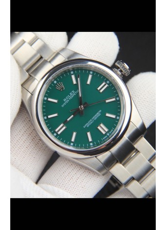 Rolex Oyster Perpetual Movimiento Japonés Reloj Réplica41MM - Dial Verde