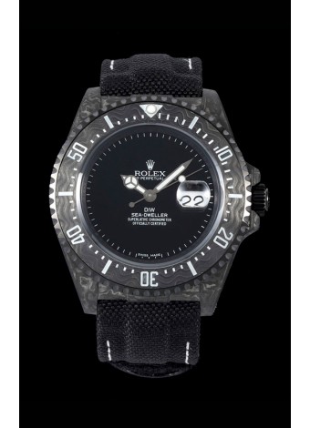 Rolex Sea-Dweller DiW Edition 43MM Bisel Carbono Reloj Réplica Suiza - Réplica Espejo 1:1