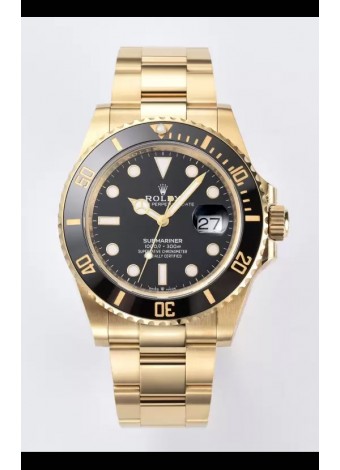 Rolex Submariner 41MM Date Cerámica Oro m126618ln - Réplica Espejo 1:1 - Reloj Ultimate Acero 904L