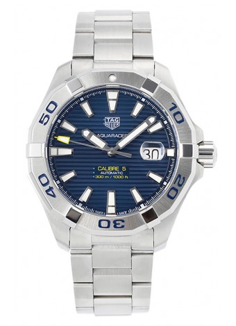 Tag Heuer Aquaracer Calibre 5 Reloj Réplica Espejo 1:1 Dial Azul Acero 904L 44M