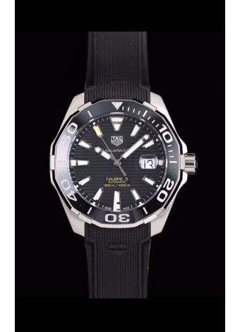 Tag Heuer Aquaracer Calibre 5 1:1 Mirror Replica Watch Black Dial