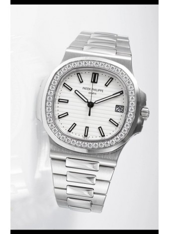 Patek Philippe Nautilus 5711 Reloj Réplica Suizo - Calida espejo 1:1 Bisel en Diamantes