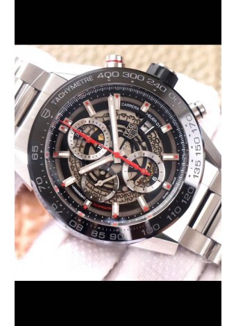 Tag Heuer Carrera Heuer Reloj Réplica Suiso 01 en Caja de Acero/Strap