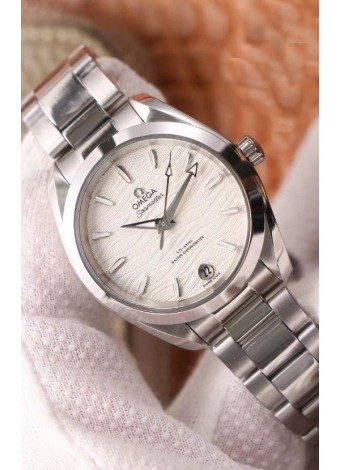Omega Seamaster Aquaterra 150M 34MM Reloj Réplica Suizo Dial Blanco