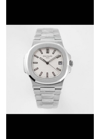 Patek Philippe Nautilus 5711/1A-011 Reloj Réplica Suizo a Espejo 1:1 Dial Blanco Acero 904L